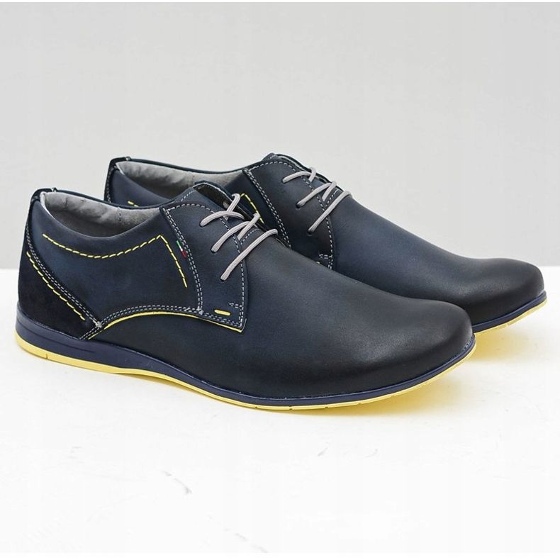 Gino Tuzzi Sapatos Badoo Masculinos Azul Marinho azul-marinho 1