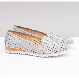 Stagórs Bailarina de couro polonês cinza Lordsy Gabi 1