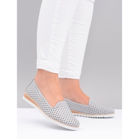 Stagórs Bailarina de couro polonês cinza Lordsy Gabi 2