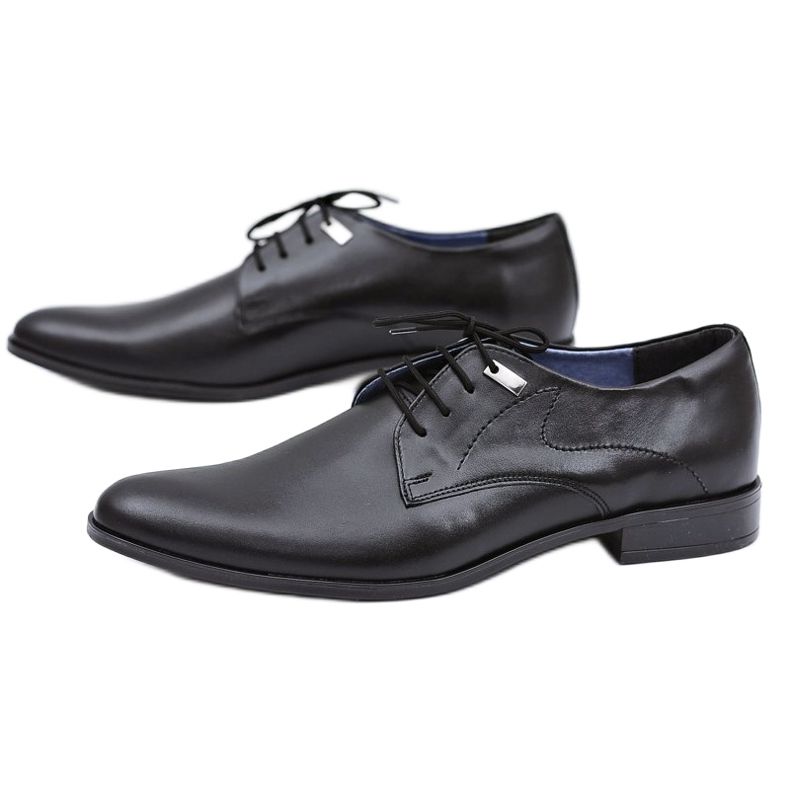 Mario Boschetti Sapatos Formais Elegantes Damaso Preto 1
