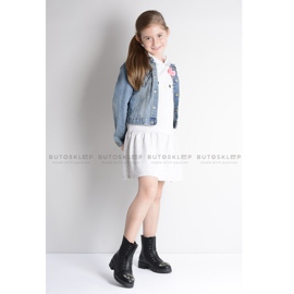 Botas de tornozelo Lu Boo Black infantis com zircônia cúbica Pu LittleCarrie preto 1 Botas de tornozelo Lu Boo Black infantis com zircônia cúbica Pu LittleCarrie preto 1