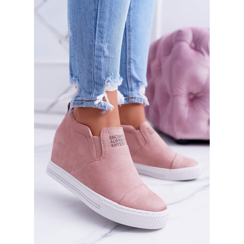Tênis feminino Snekers Lu Boo Slip-on Pink Kaori rosa 2