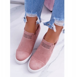 Tênis feminino Snekers Lu Boo Slip-on Pink Kaori rosa 1