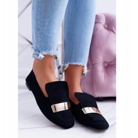 Mocassim Feminino - Distintivo de Ouro Preto Lordsy Lu Boo Harlem 1