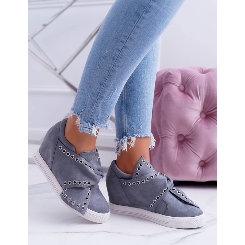 Tênis feminino Grey Koturny Lu Boo Margo cinza 2