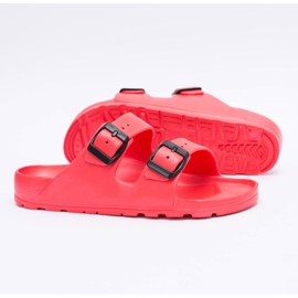 Flameshoes Chinelos femininos claros, vermelho jardim 1