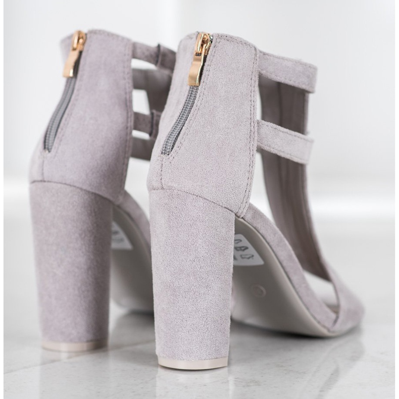 Seastar Sandálias com zíper cinza 1