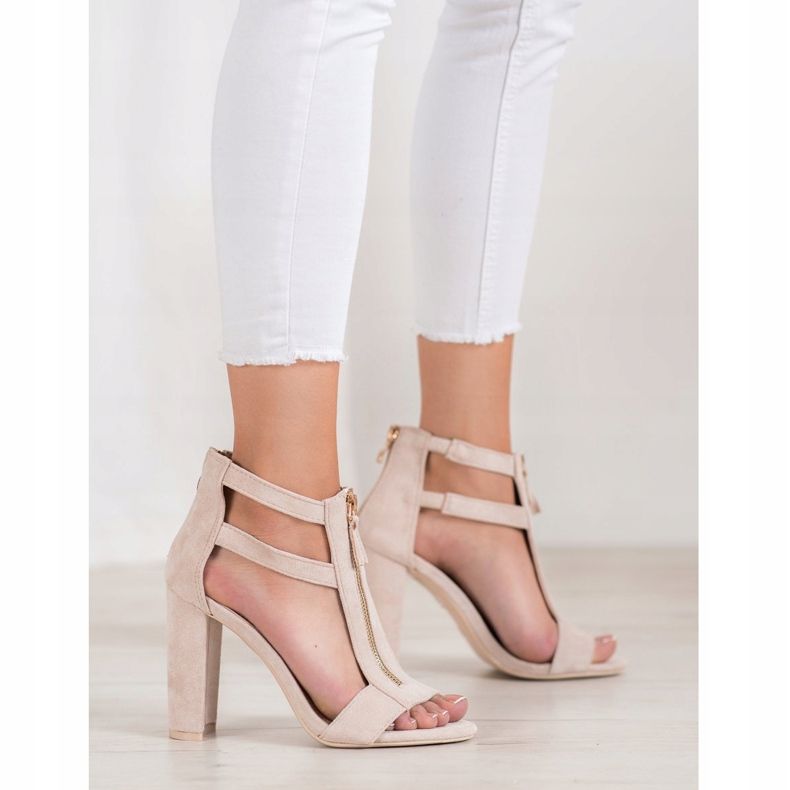 Seastar Sandálias com zíper castanho 2