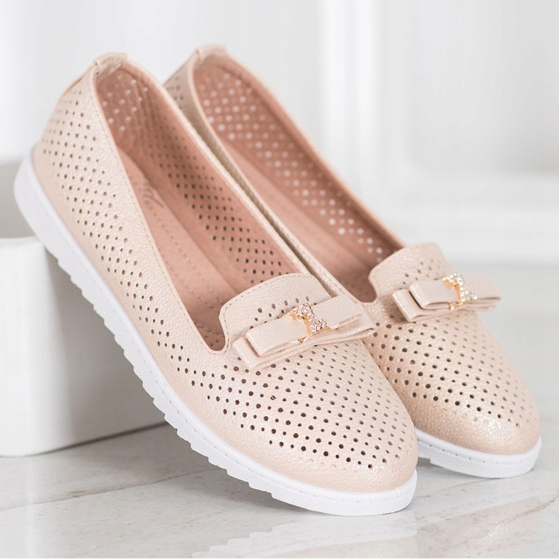 Weide Senhores Openwork Com Ornamento bege 2