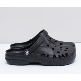 Flameshoes Chinelos masculinos para piscina Kroksy Eva Black preto 2