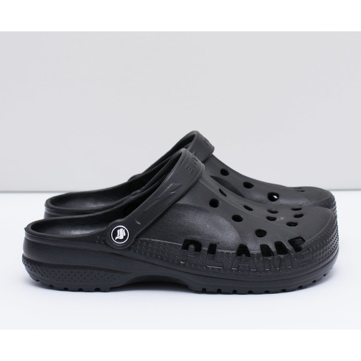 Flameshoes Chinelos masculinos para piscina Kroksy Eva Black preto 2