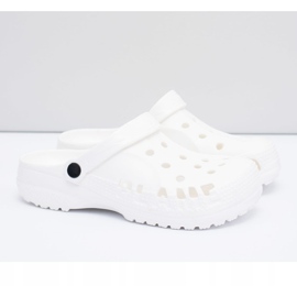 Flameshoes Chinelos masculinos para piscina Kroksy Eva White branco 1