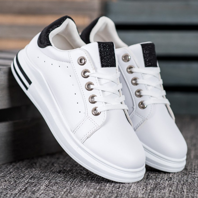 Diamantique Calçados esportivos na plataforma branco 1