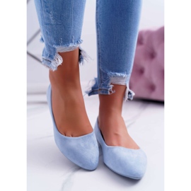 SEA Azul feminino bailarinas camurça bueno 2