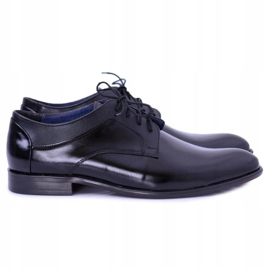Bednarek Polish Shoes Calçados masculinos Brogues Bednarek Elegantes Sapatos Formais de Couro Preto Maksim 1
