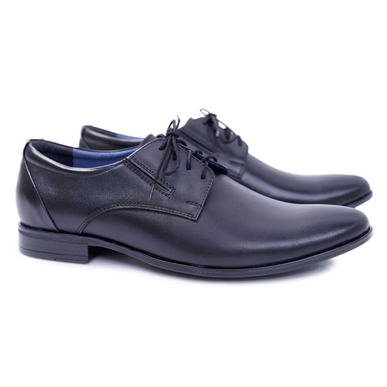 Bednarek Polish Shoes Brogues masculino bednarek elegantes sapatos formais de couro preto Franko 1