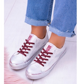 Tênis folheado a prata Big Star Branco BB274014 2