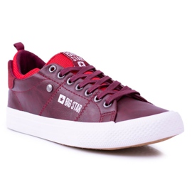 Tênis Borgonha masculino Big Star BB174011 vermelho 1