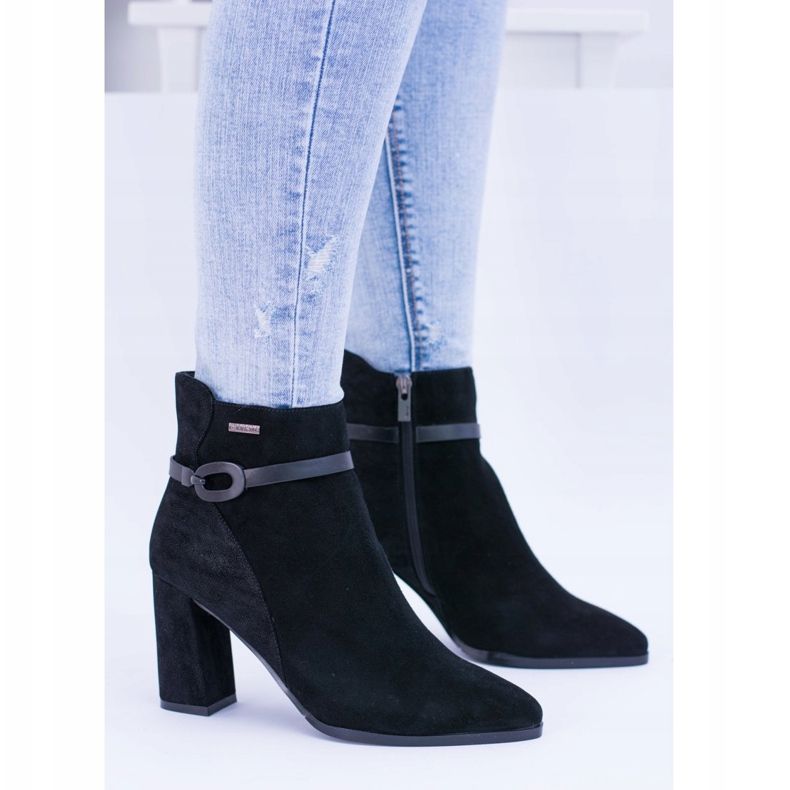 Botas de tornozelo de camurça preta Big Star BB274383 preto 1