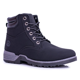 Smith's Botas pretas masculinas quentes da resistência de Smith preto 1