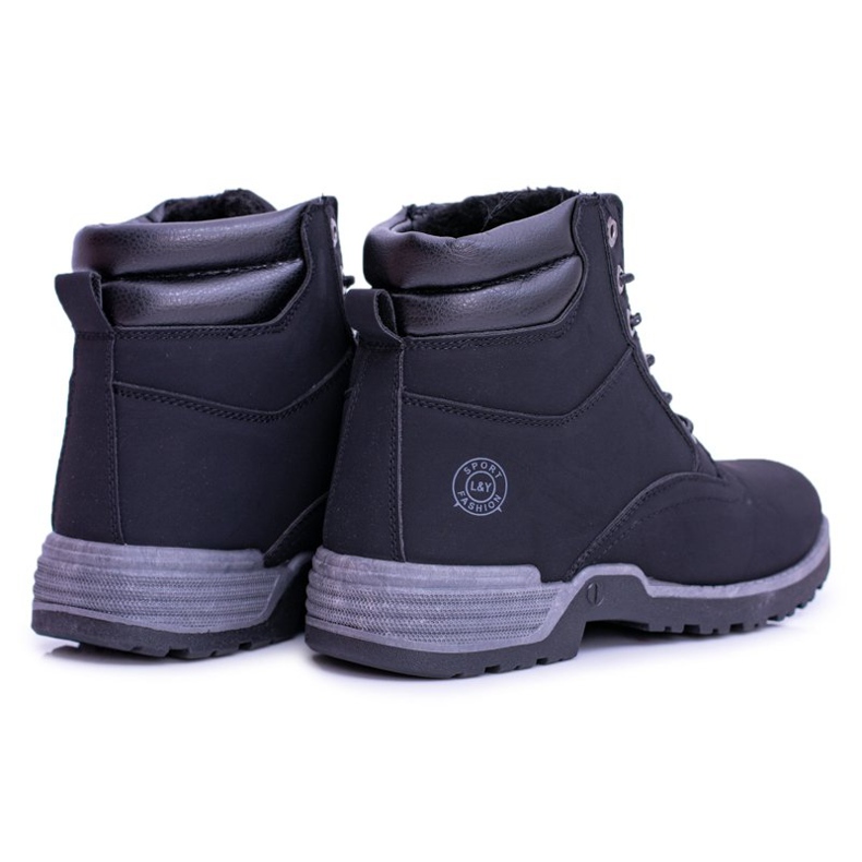 Smith's Botas pretas masculinas quentes da resistência de Smith preto 2