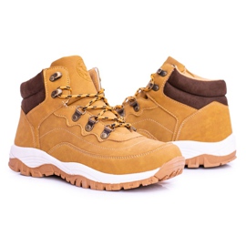 Sapatos de trekking masculinos quentes Camel Smith's Duran marrom 2
