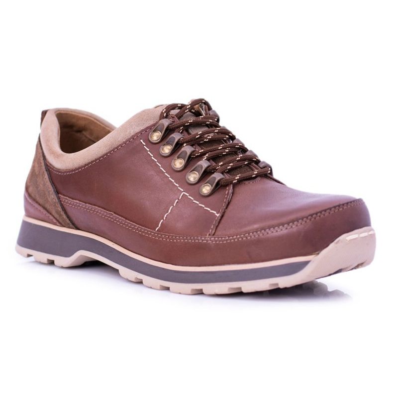 KOMODO Masculino Brogues Marrom Externo Ivar 1