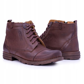 Polbut Botas quentes masculinas marrons mortale castanho 1
