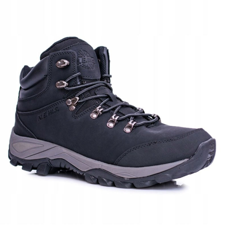 EVE Sapatos quentes de trekking masculino preto Jax 1