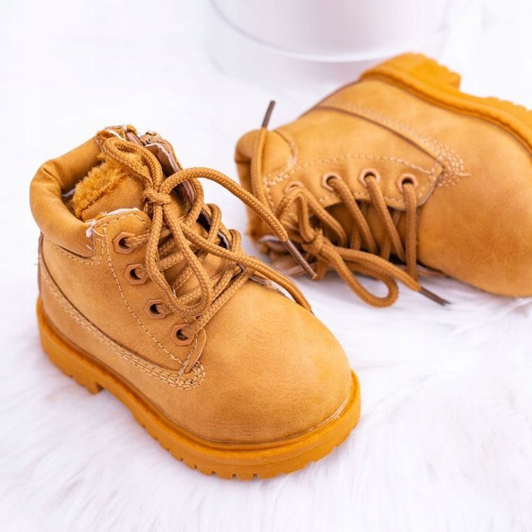 FRROCK Botas infantis para caçadores de calor Camel Dexter castanho 2 FRROCK Botas infantis para caçadores de calor Camel Dexter castanho 2