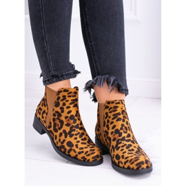 Botas femininas com estampa de leopardo. Botas Midas Jodhpur castanho 2 Botas femininas com estampa de leopardo. Botas Midas Jodhpur castanho 2