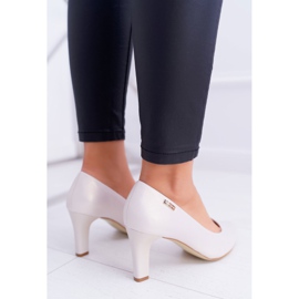 Sapatilhas femininas Sergio Leone Beige Pearl Orsola bege 2