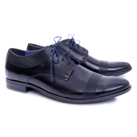 Bednarek Polish Shoes Brogues masculino Bednarek elegante couro preto Maestro 1