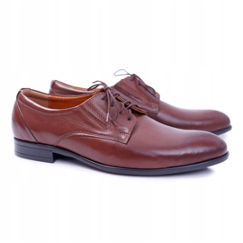 Bednarek Polish Shoes Brogues masculino Bednarek elegante couro marrom Radago castanho 6