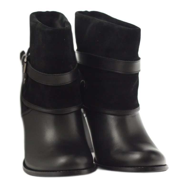 Botas de inverno femininas clássicas pretas Edeo 1754 preto 4