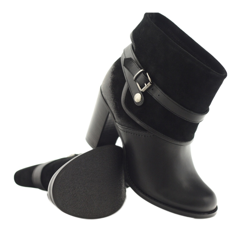 Botas de inverno femininas clássicas pretas Edeo 1754 preto 3