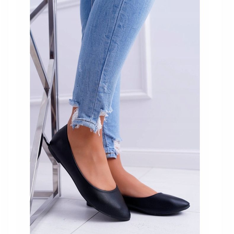 PS1 Bailarinas clássicas femininas Black Lumen preto 2