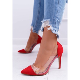 NFR Transparente Feminino Stilettos Red Spitz Live vermelho 1