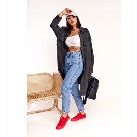 Tênis feminino Big Star Red AA274007 vermelho 2