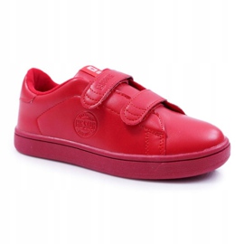 Big Star Tênis infantil estrela grande com velcro vermelho DD374030 1 Big Star Tênis infantil estrela grande com velcro vermelho DD374030 1