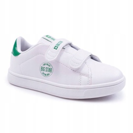 Big Star Tênis infantil estrela grande com velcro branco DD374029 1