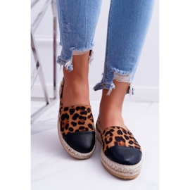 NFR Alpercatas leopardo Flaty feminino castanho 2