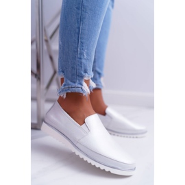 Mocassim feminino Sergio Leone Silver Magento cinza 1