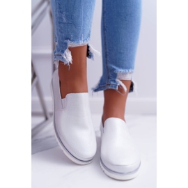 Mocassim feminino Sergio Leone Silver Magento cinza 2