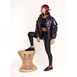 Big Star Tênis feminino grande estrela com cinto preto DD274687 2