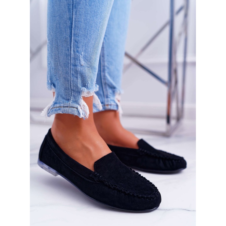Mocassim feminino Sergio Leone camurça preto winted 1