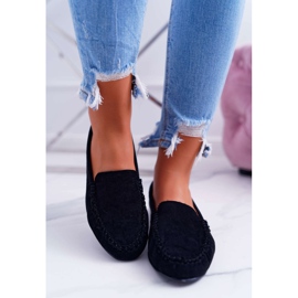 Mocassim feminino Sergio Leone camurça preto winted 2