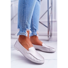 Mocassim feminino Sergio Leone rosa pérola winted 1