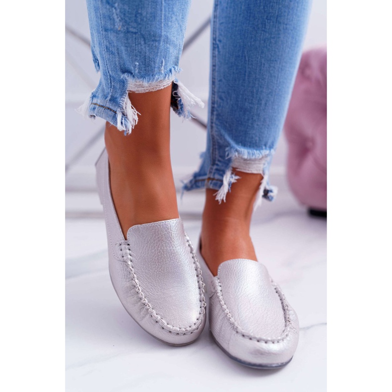 Mocassim feminino Sergio Leone rosa pérola winted 2