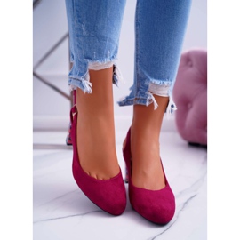 Sapatos de salto feminino Sergio Leone SK788 Fuchsia Lati rosa 2